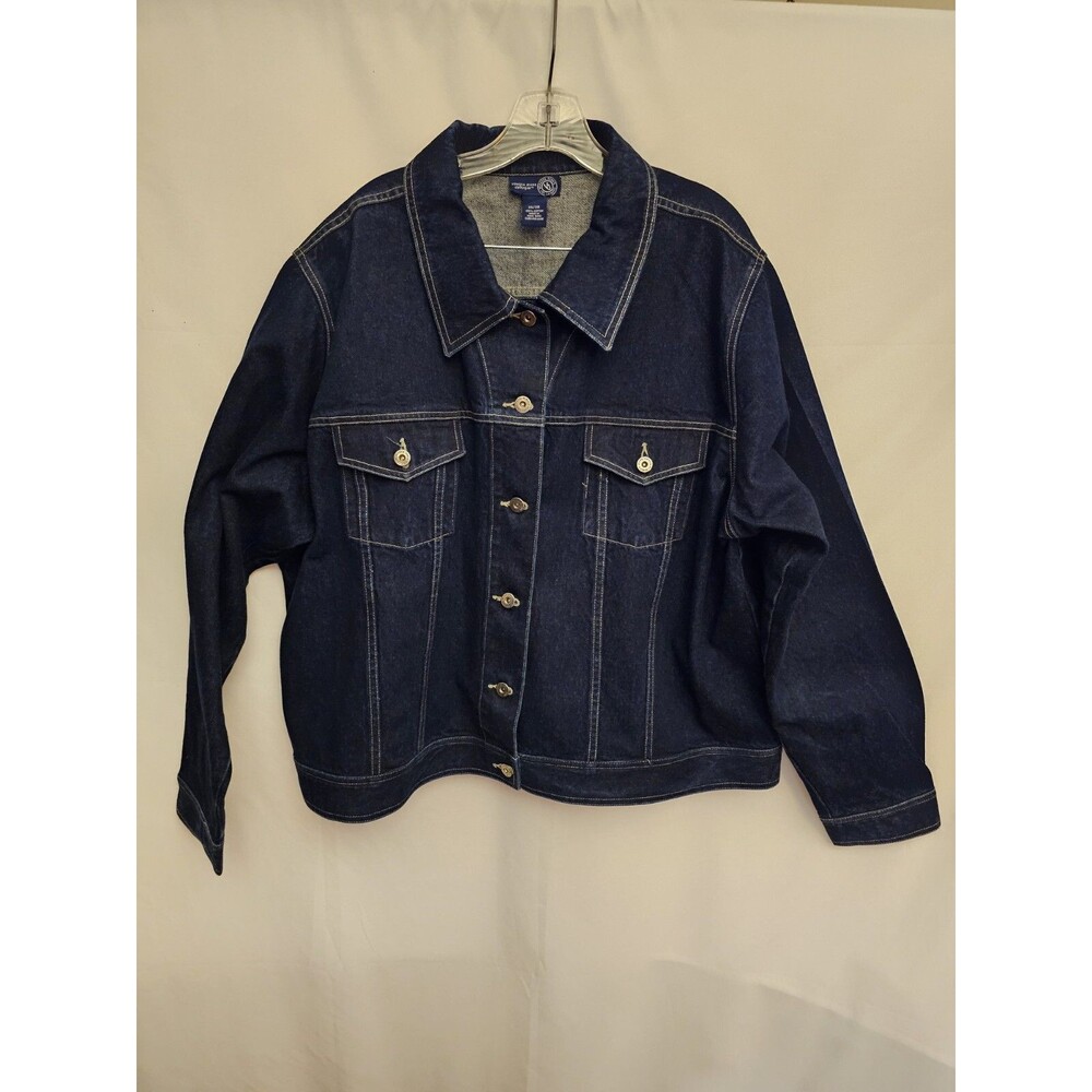 Venezia Jeans Jacket Blue Denim Jean Jacket Womens Plus Size 26  28